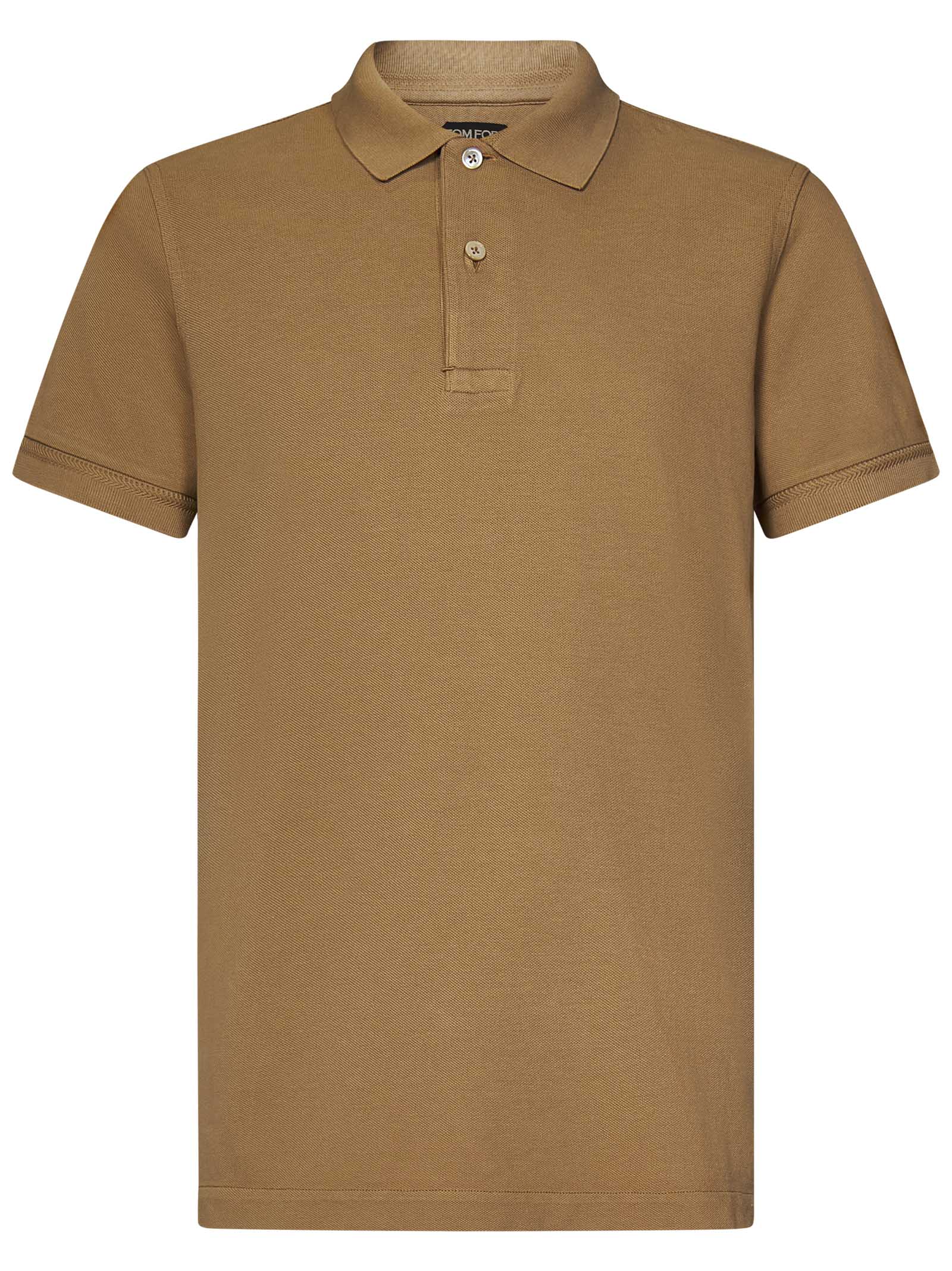 Tom Ford-OUTLET-SALE-T-Shirts & Polos BEIGE-ARCHIVIST