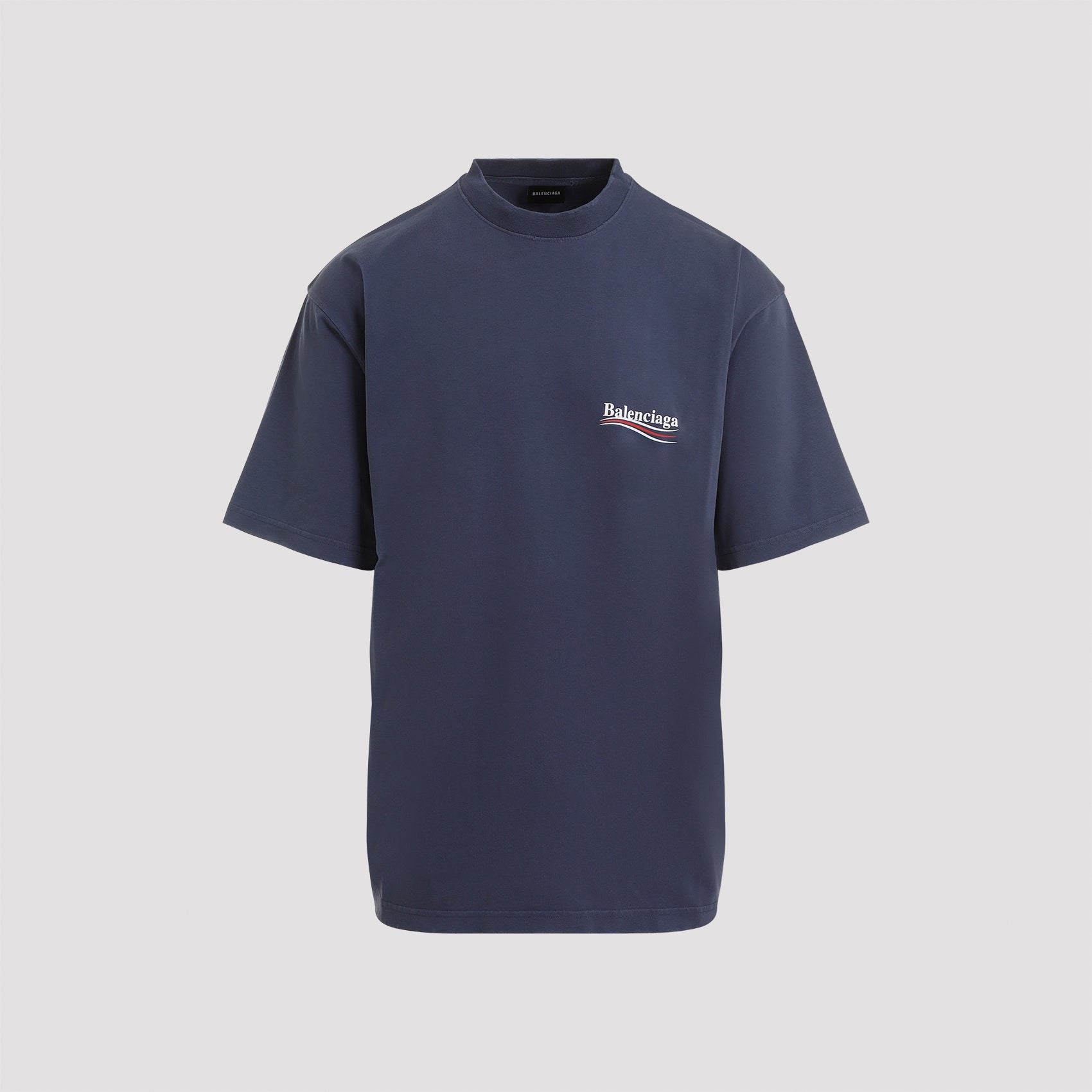 BALENCIAGA-OUTLET-SALE-T-Shirts & Polos BLAU-ARCHIVIST