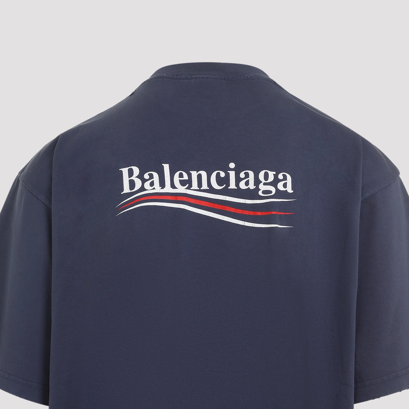 BALENCIAGA-OUTLET-SALE-T-Shirts & Polos BLAU-ARCHIVIST