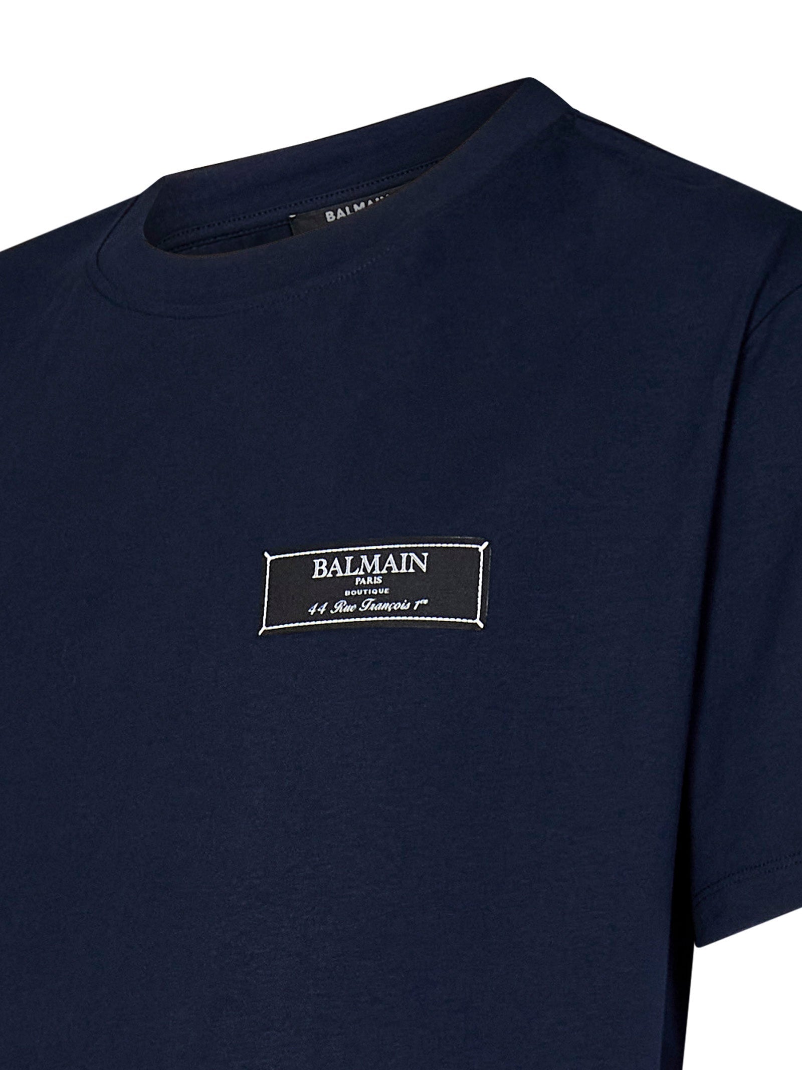 BALMAIN-OUTLET-SALE-T-Shirts & Polos BLAU-ARCHIVIST