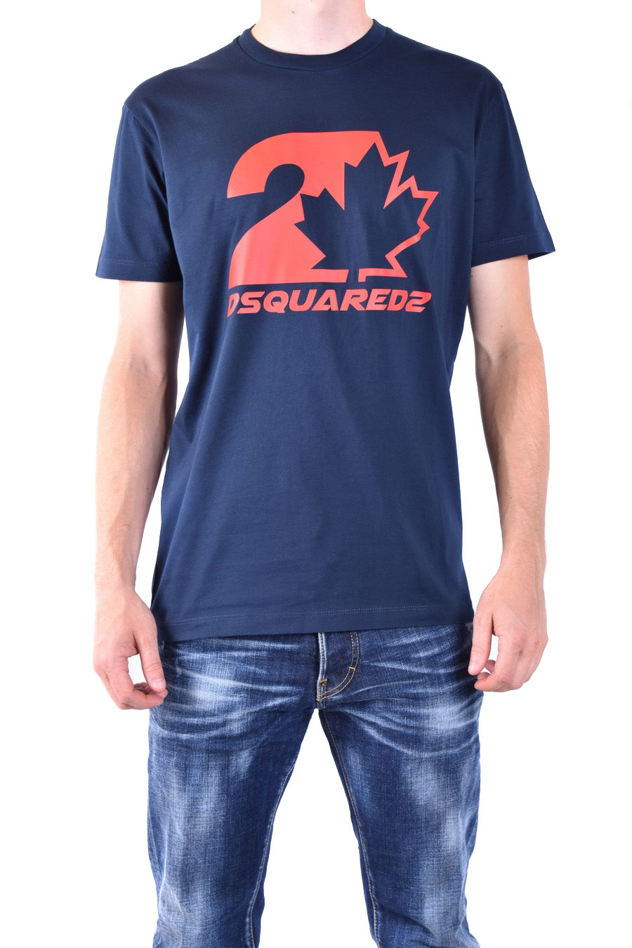 DSQUARED2-OUTLET-SALE-T-Shirts & Polos BLAU-ARCHIVIST