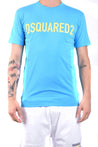 DSQUARED2-OUTLET-SALE-T-Shirts & Polos BLAU-ARCHIVIST