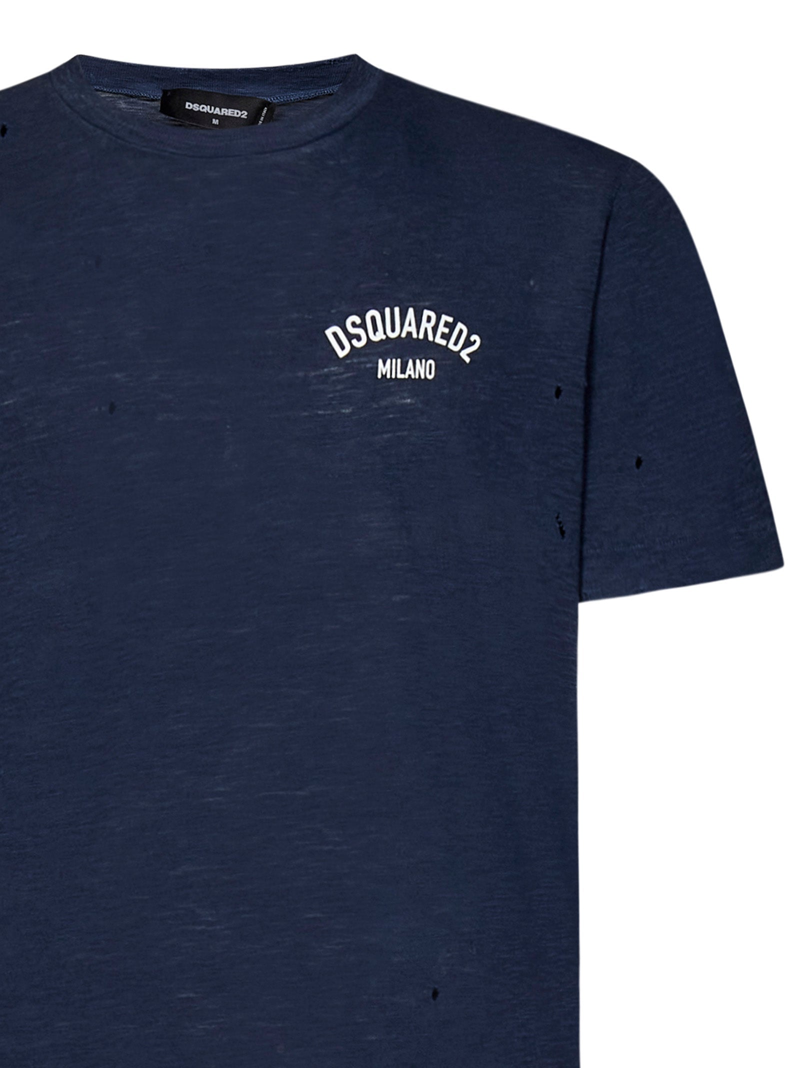 DSQUARED2-OUTLET-SALE-T-Shirts & Polos BLAU-ARCHIVIST