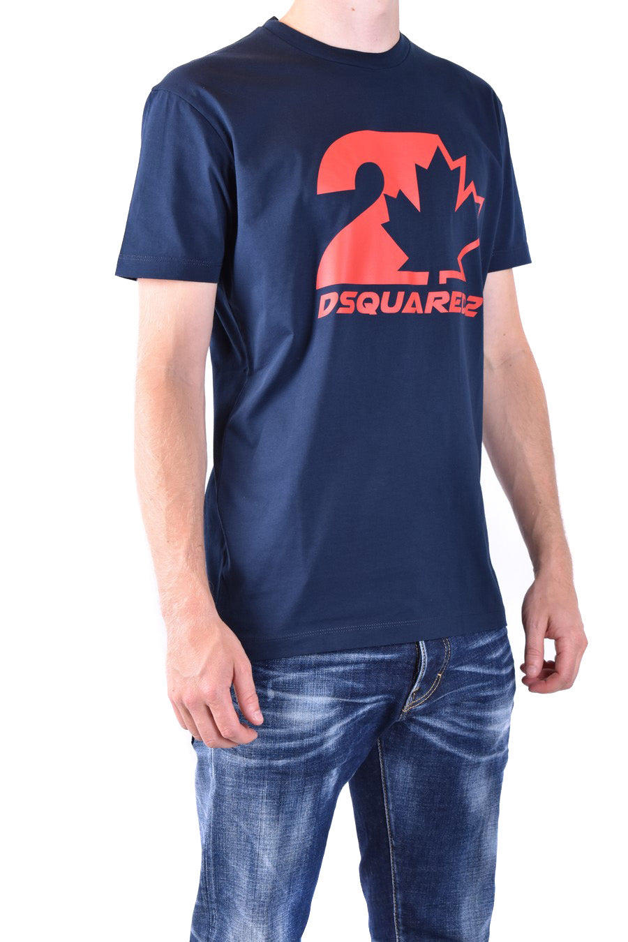 DSQUARED2-OUTLET-SALE-T-Shirts & Polos BLAU-ARCHIVIST