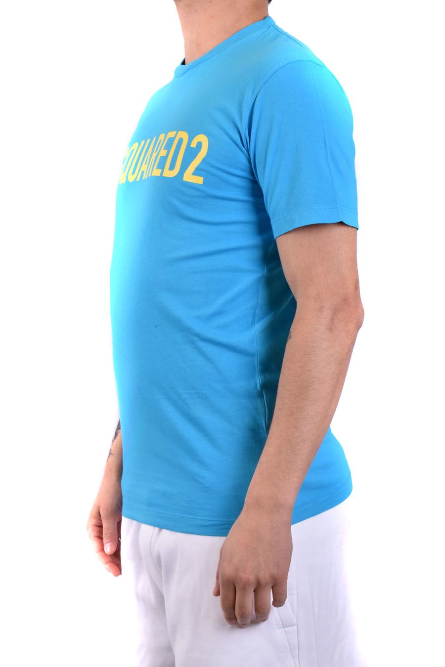 DSQUARED2-OUTLET-SALE-T-Shirts & Polos BLAU-ARCHIVIST