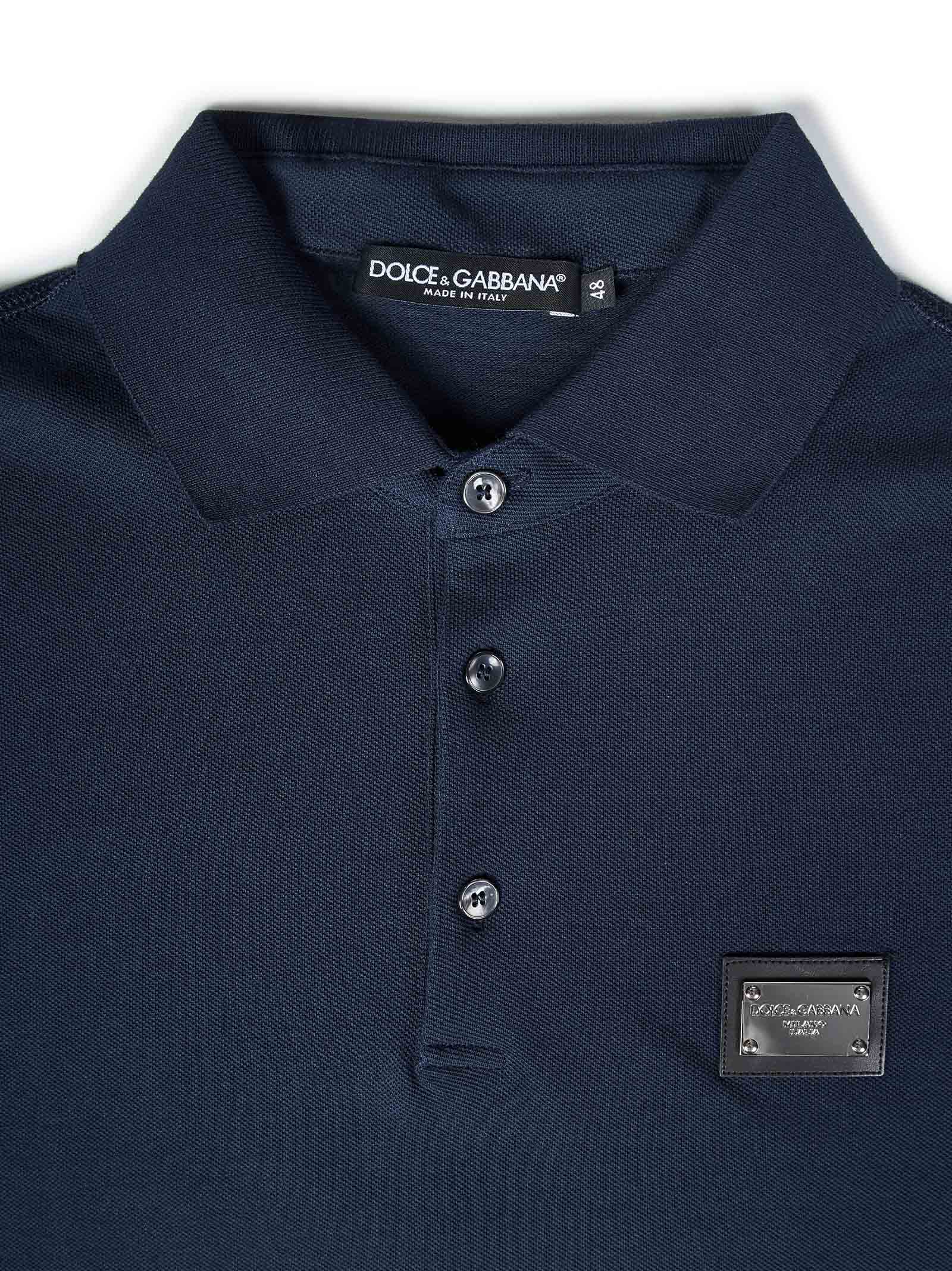 Dolce & Gabbana-OUTLET-SALE-T-Shirts & Polos BLAU-ARCHIVIST