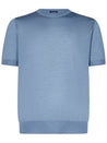 Drumohr-OUTLET-SALE-T-Shirts & Polos BLAU-ARCHIVIST