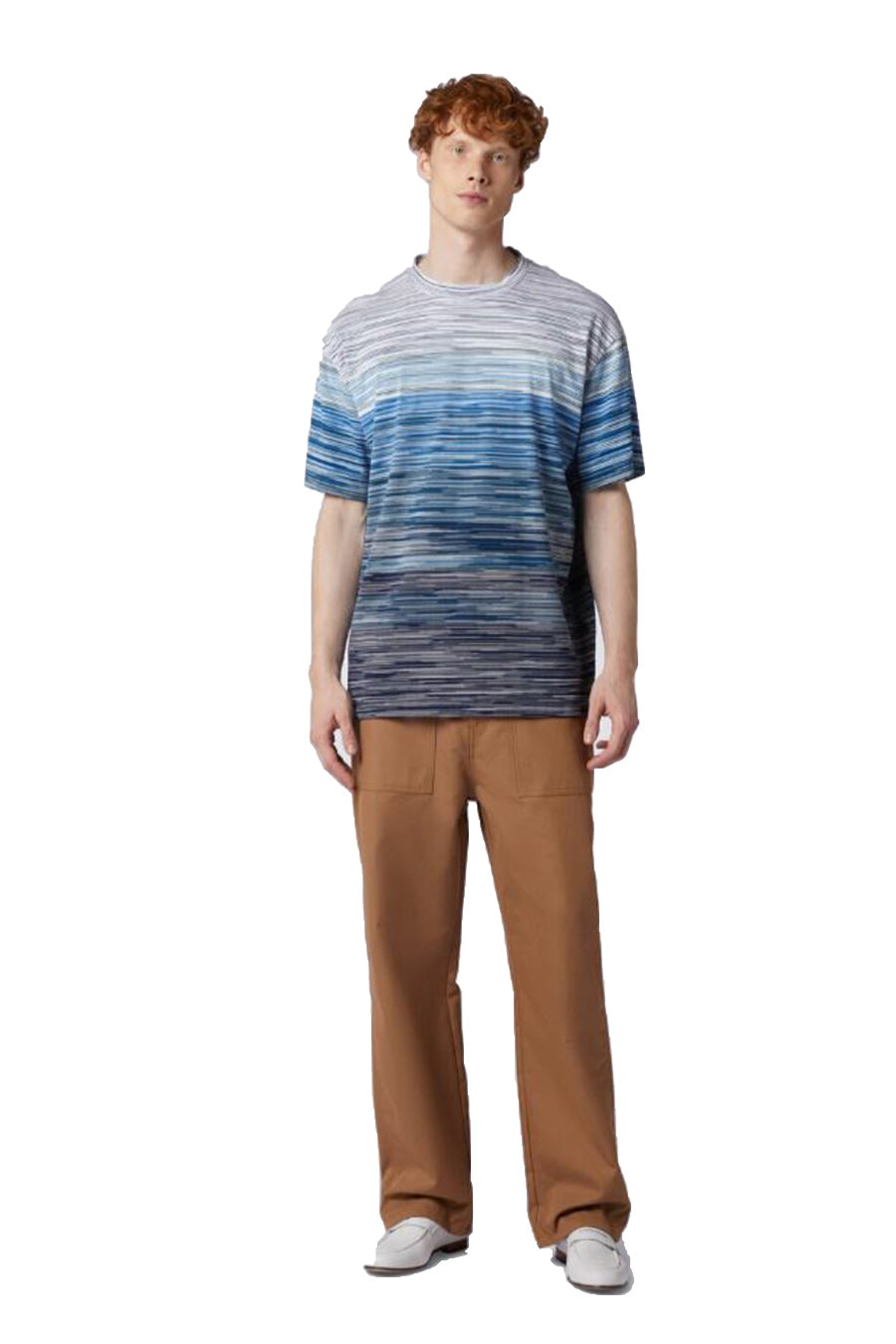 MISSONI-OUTLET-SALE-T-Shirts & Polos BLAU-ARCHIVIST