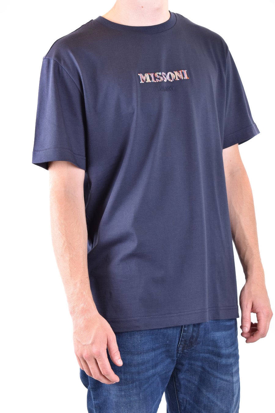 MISSONI-OUTLET-SALE-T-Shirts & Polos BLAU-ARCHIVIST