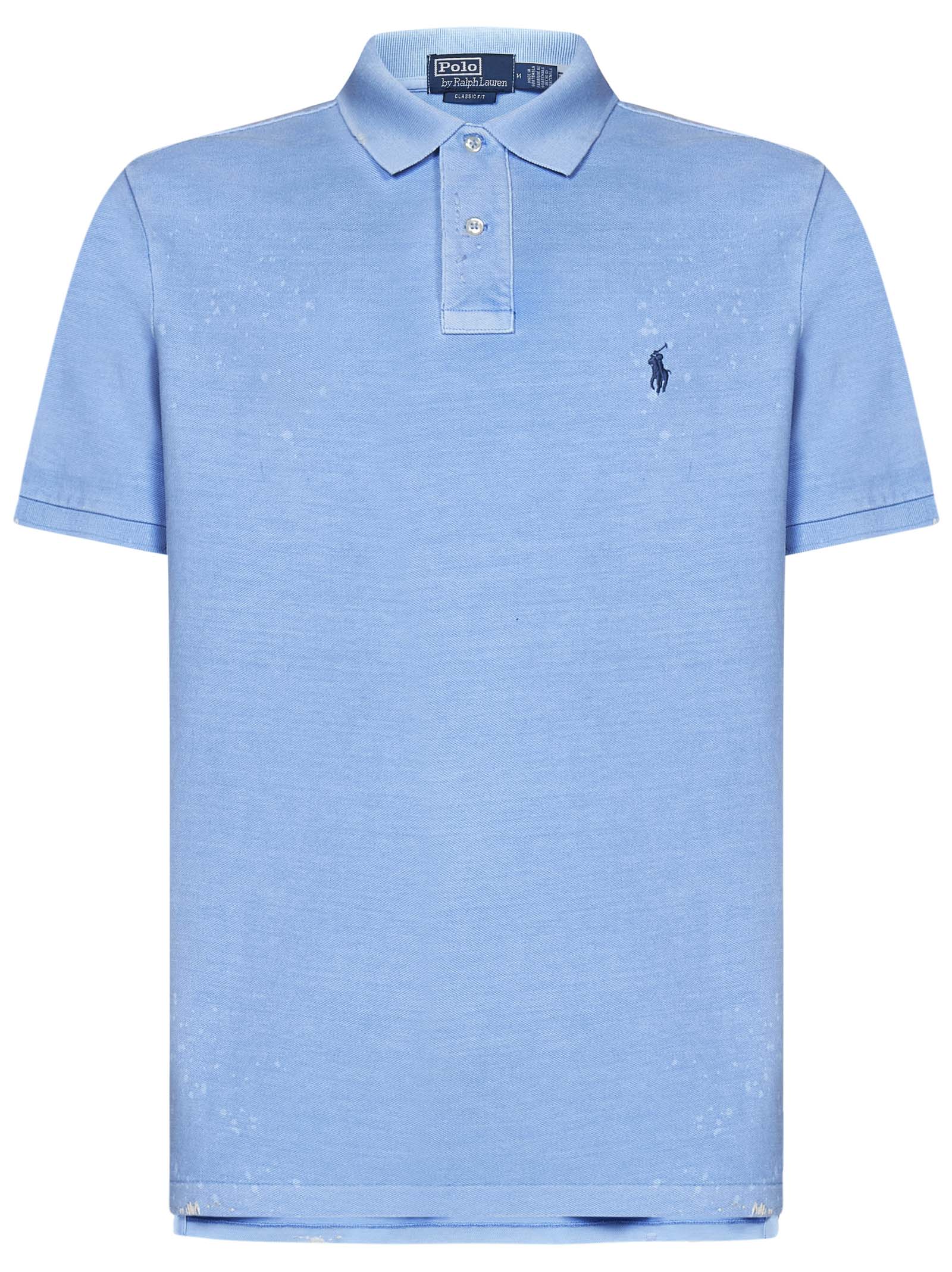 POLO RALPH LAUREN-OUTLET-SALE-T-Shirts & Polos BLAU-ARCHIVIST