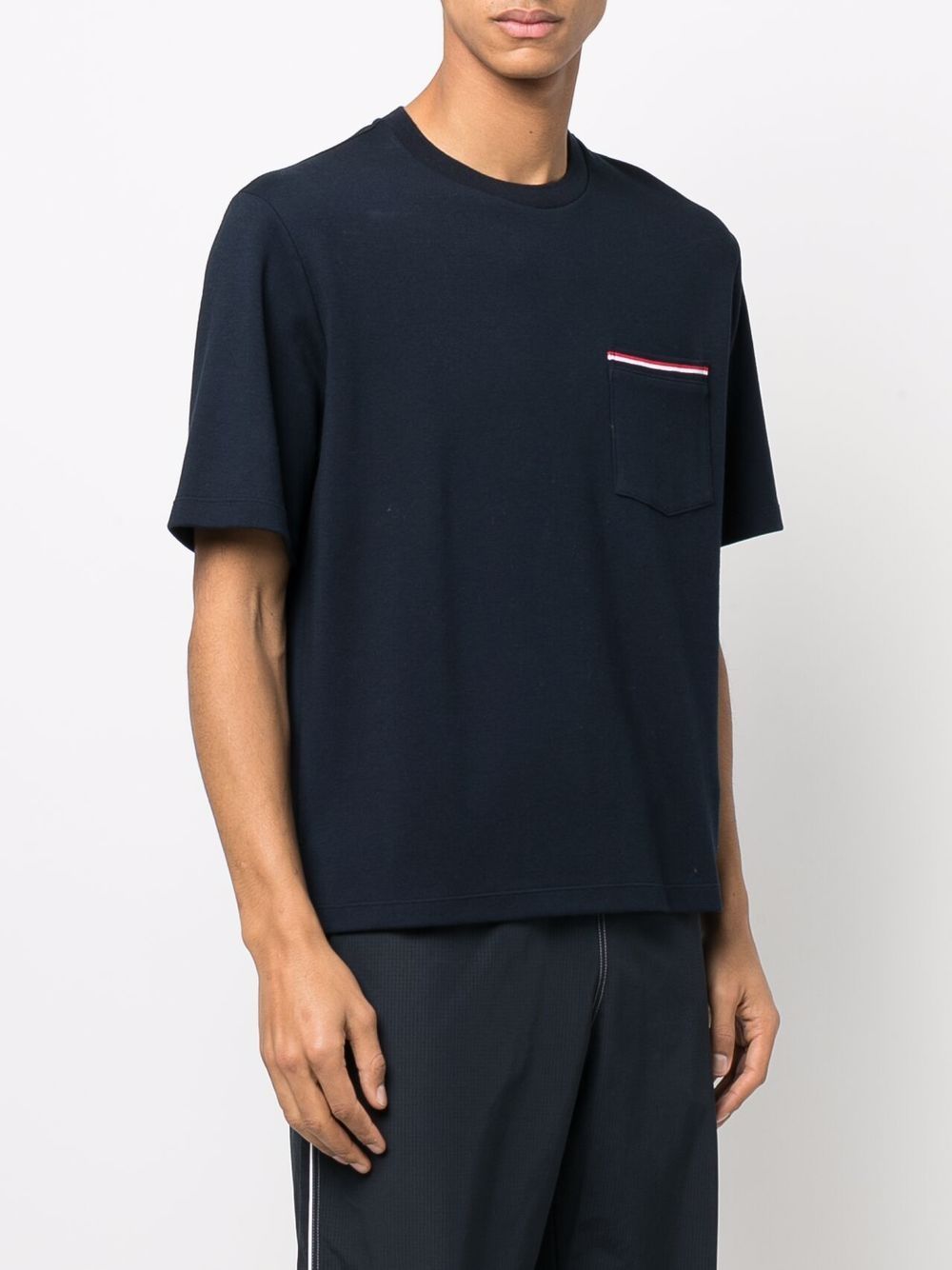 Thom Browne-OUTLET-SALE-T-Shirts & Polos BLAU-ARCHIVIST