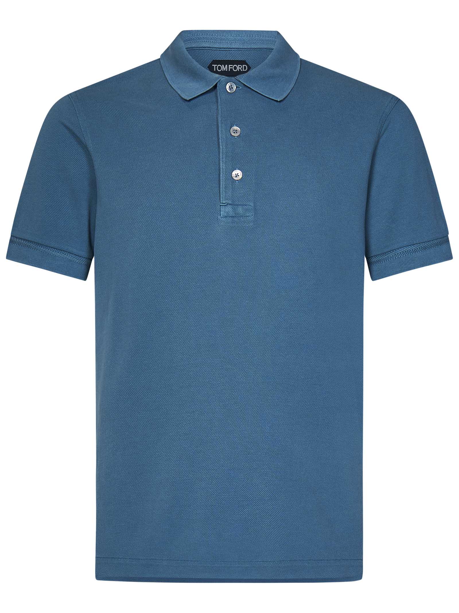 Tom Ford-OUTLET-SALE-T-Shirts & Polos BLAU-ARCHIVIST