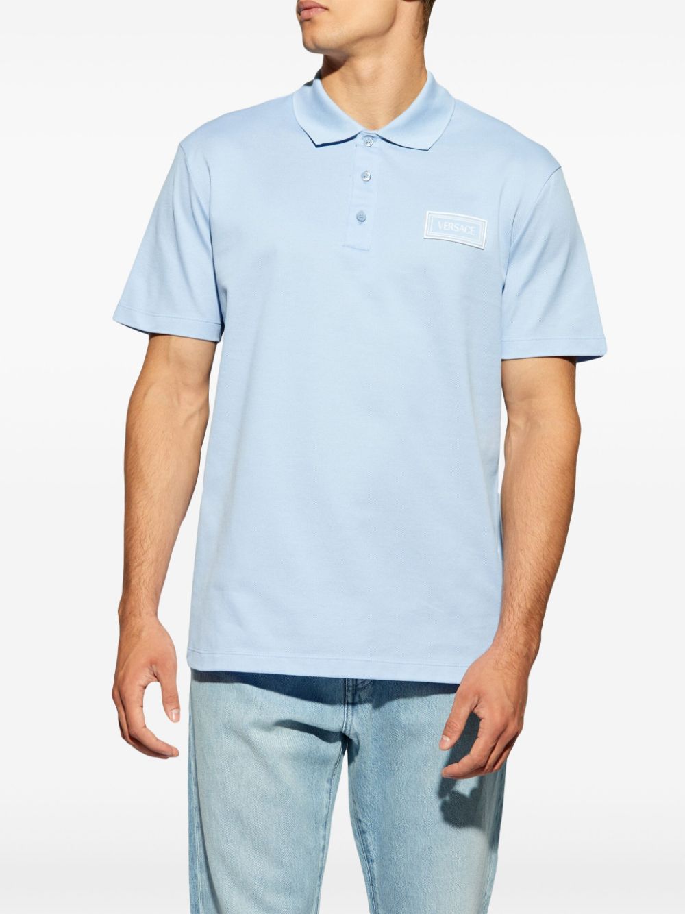 Versace-OUTLET-SALE-T-Shirts & Polos BLAU-ARCHIVIST