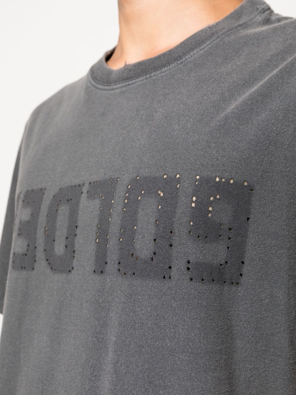 Golden Goose-OUTLET-SALE-T-Shirts & Polos GRAU-ARCHIVIST