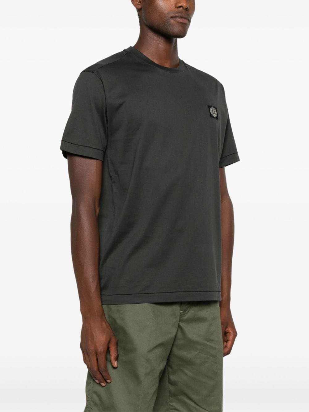 Stone Island-OUTLET-SALE-T-Shirts & Polos GRAU-ARCHIVIST