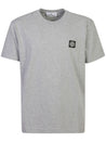 Stone Island-OUTLET-SALE-T-Shirts & Polos GRAU-ARCHIVIST