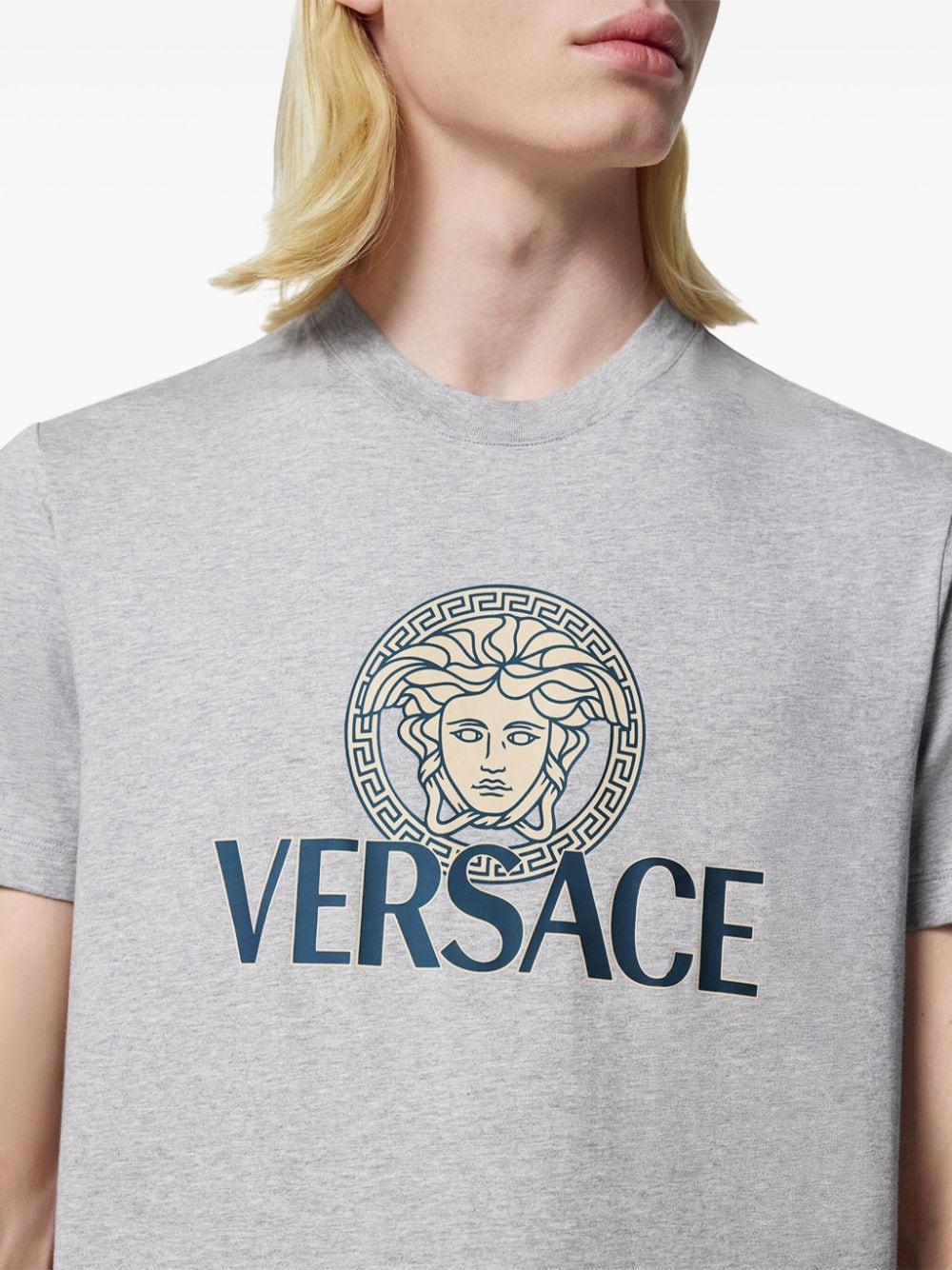 Versace-OUTLET-SALE-T-Shirts & Polos GRAU-ARCHIVIST