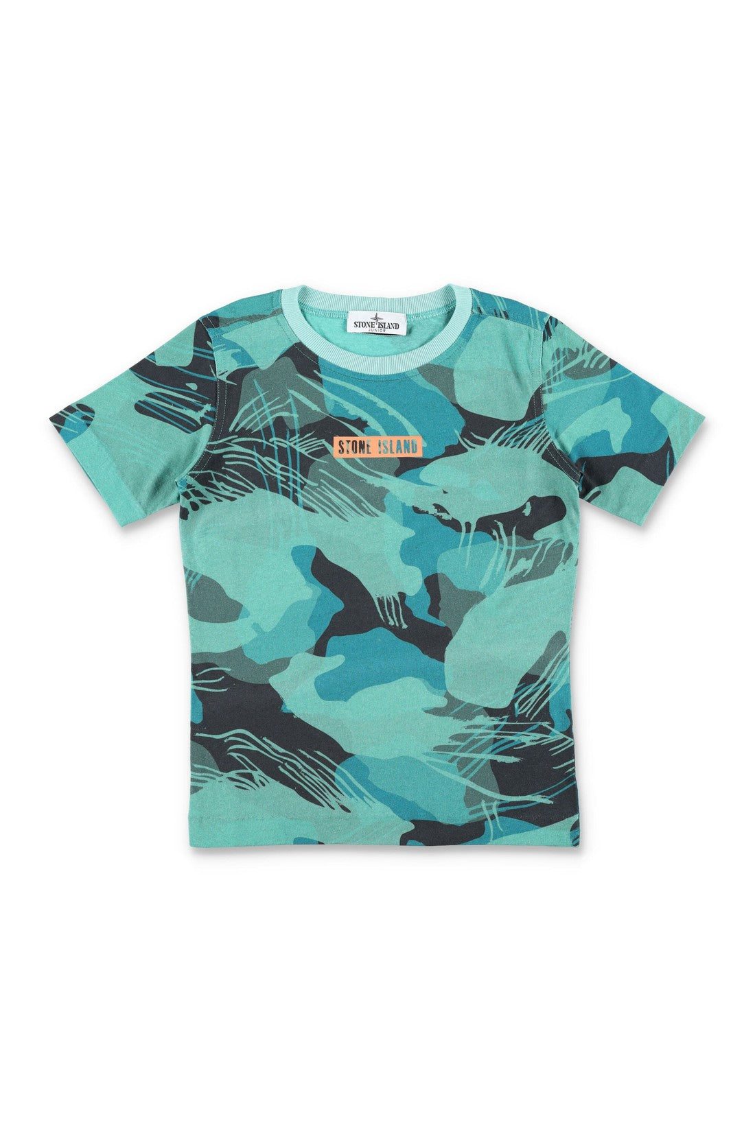 STONE ISLAND KIDS-OUTLET-SALE-T-Shirts & Polos GRÜN-ARCHIVIST