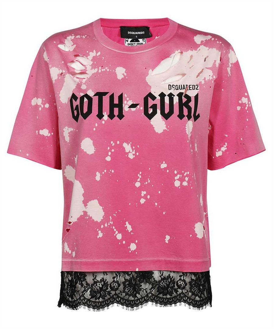 DSQUARED2-OUTLET-SALE-T-Shirts & Polos ROSA-ARCHIVIST