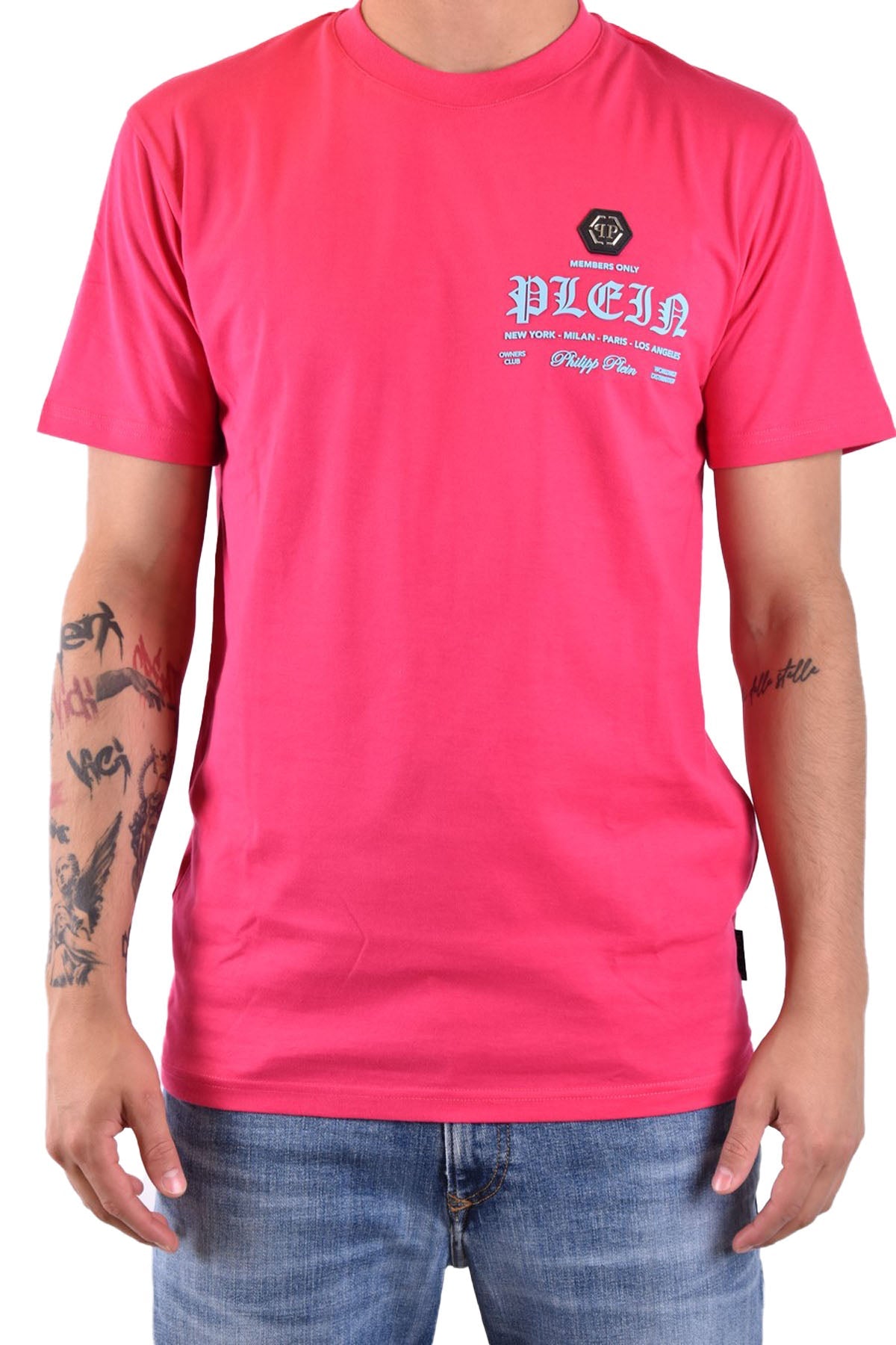 PHILIPP PLEIN-OUTLET-SALE-T-Shirts & Polos ROSA-ARCHIVIST