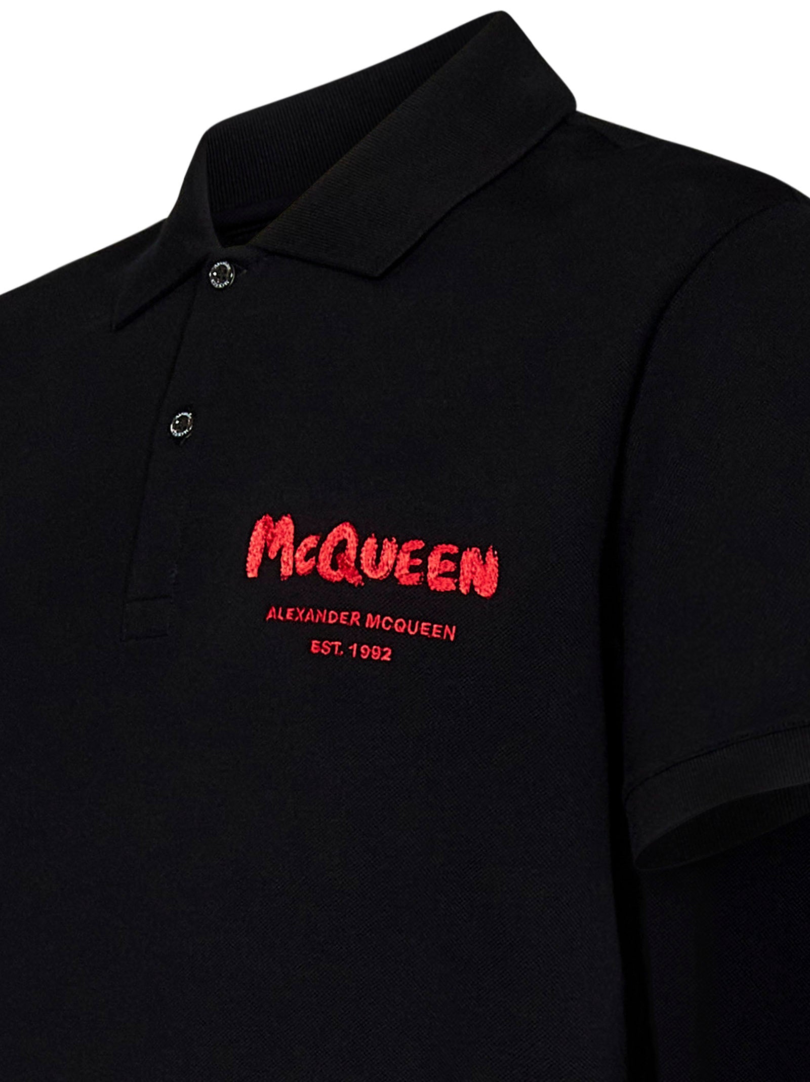 ALEXANDER MCQUEEN-OUTLET-SALE-T-Shirts & Polos SCHWARZ-ARCHIVIST