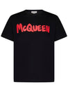 ALEXANDER MCQUEEN-OUTLET-SALE-T-Shirts & Polos SCHWARZ-ARCHIVIST