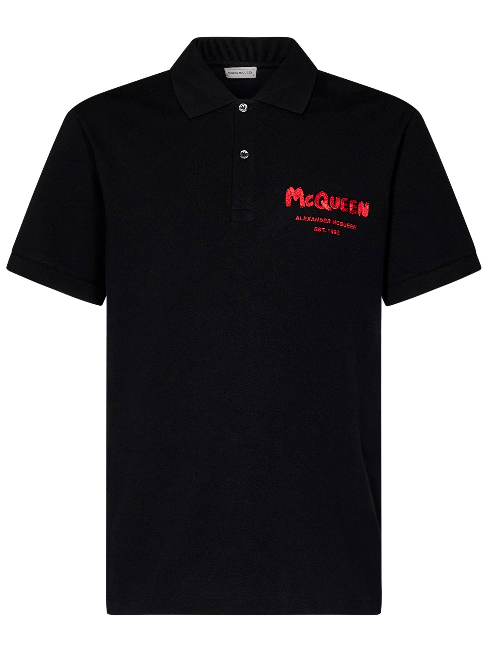 ALEXANDER MCQUEEN-OUTLET-SALE-T-Shirts & Polos SCHWARZ-ARCHIVIST