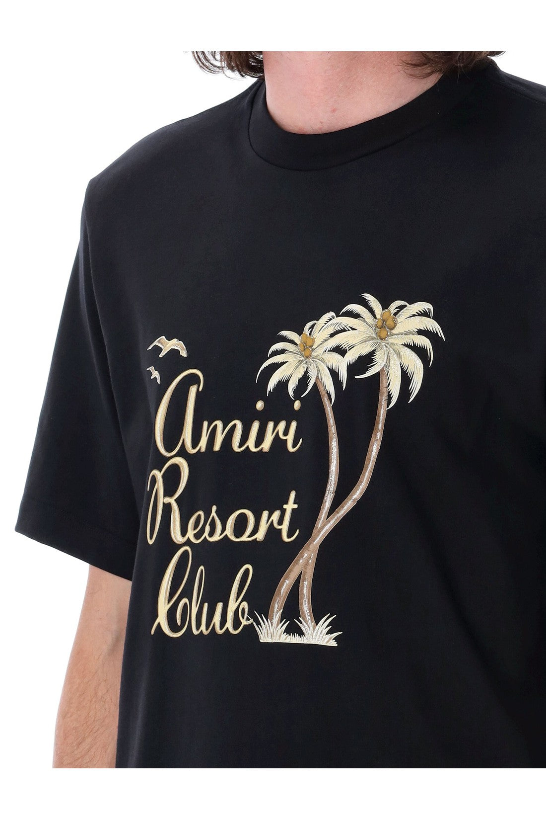 AMIRI-OUTLET-SALE-T-Shirts & Polos SCHWARZ-ARCHIVIST