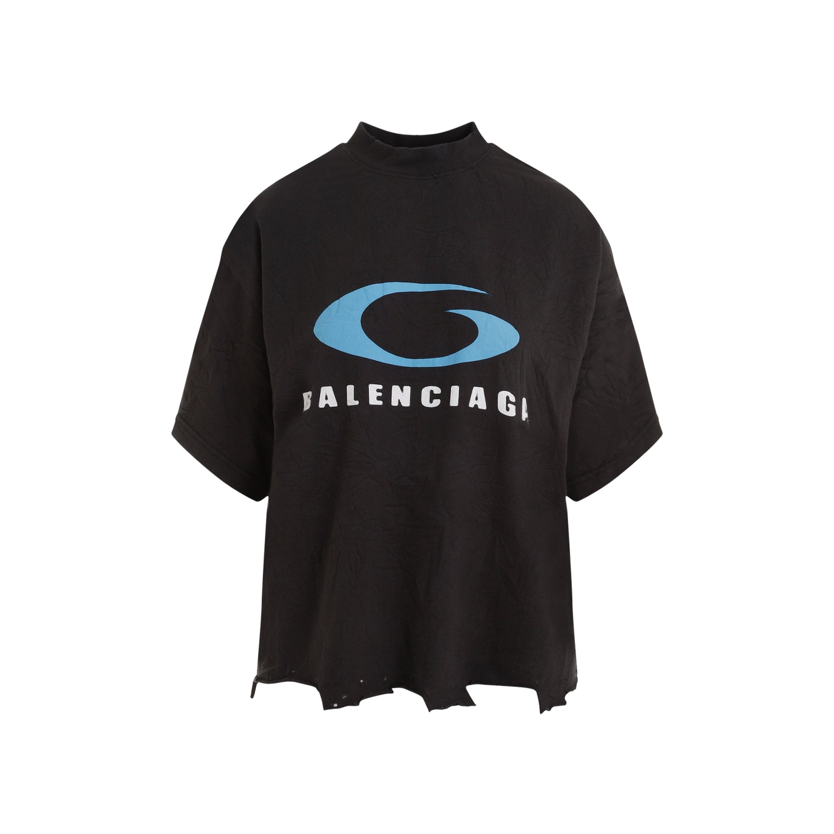 BALENCIAGA-OUTLET-SALE-T-Shirts & Polos SCHWARZ-ARCHIVIST