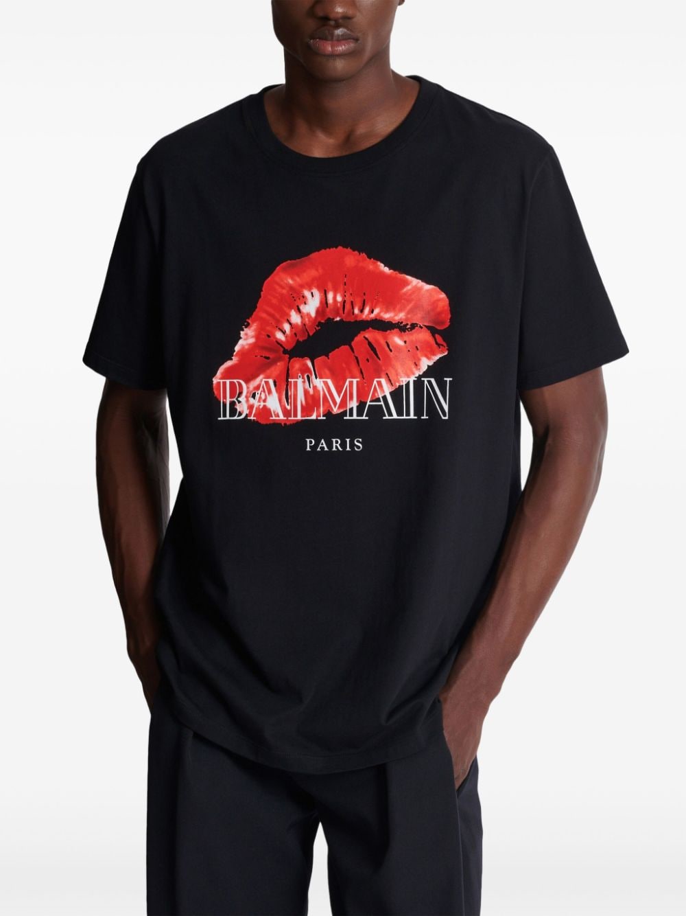 Balmain-OUTLET-SALE-T-Shirts & Polos SCHWARZ-ARCHIVIST