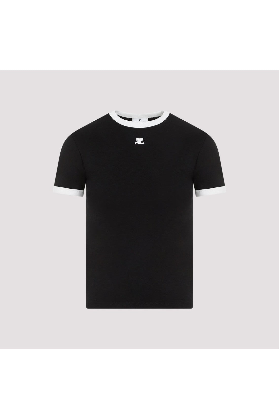 Courrèges-OUTLET-SALE-T-Shirts & Polos SCHWARZ-ARCHIVIST