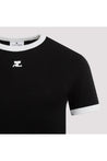 Courrèges-OUTLET-SALE-T-Shirts & Polos SCHWARZ-ARCHIVIST