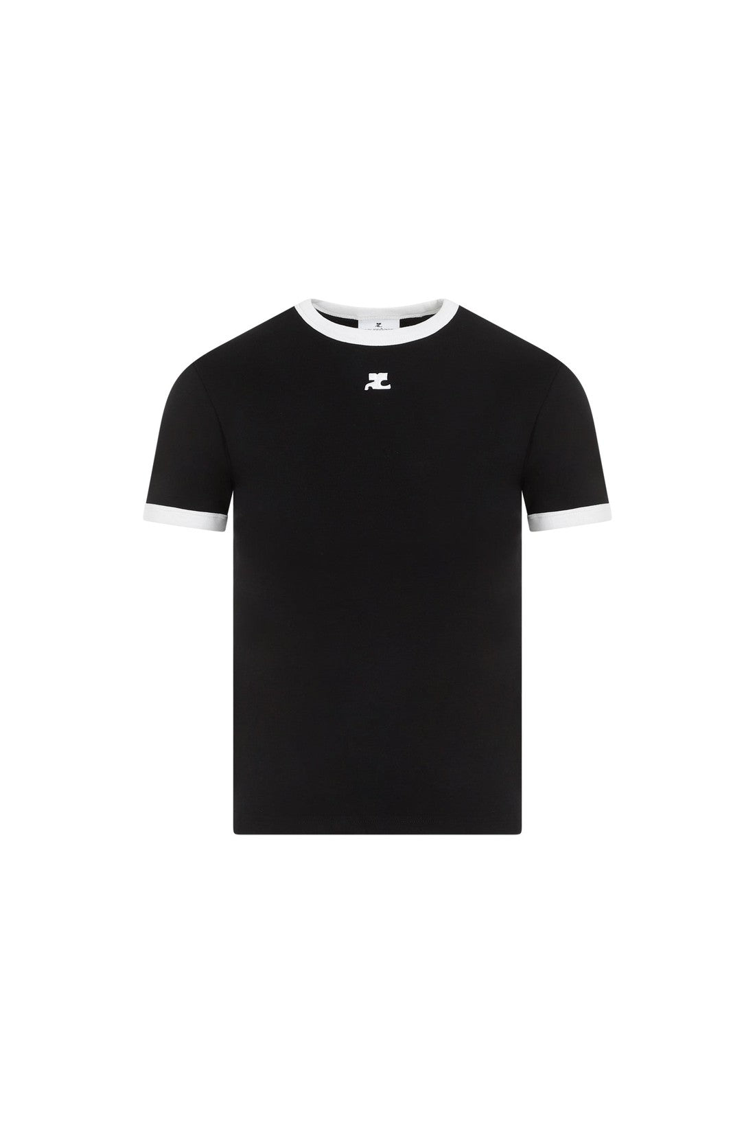 Courrèges-OUTLET-SALE-T-Shirts & Polos SCHWARZ-ARCHIVIST