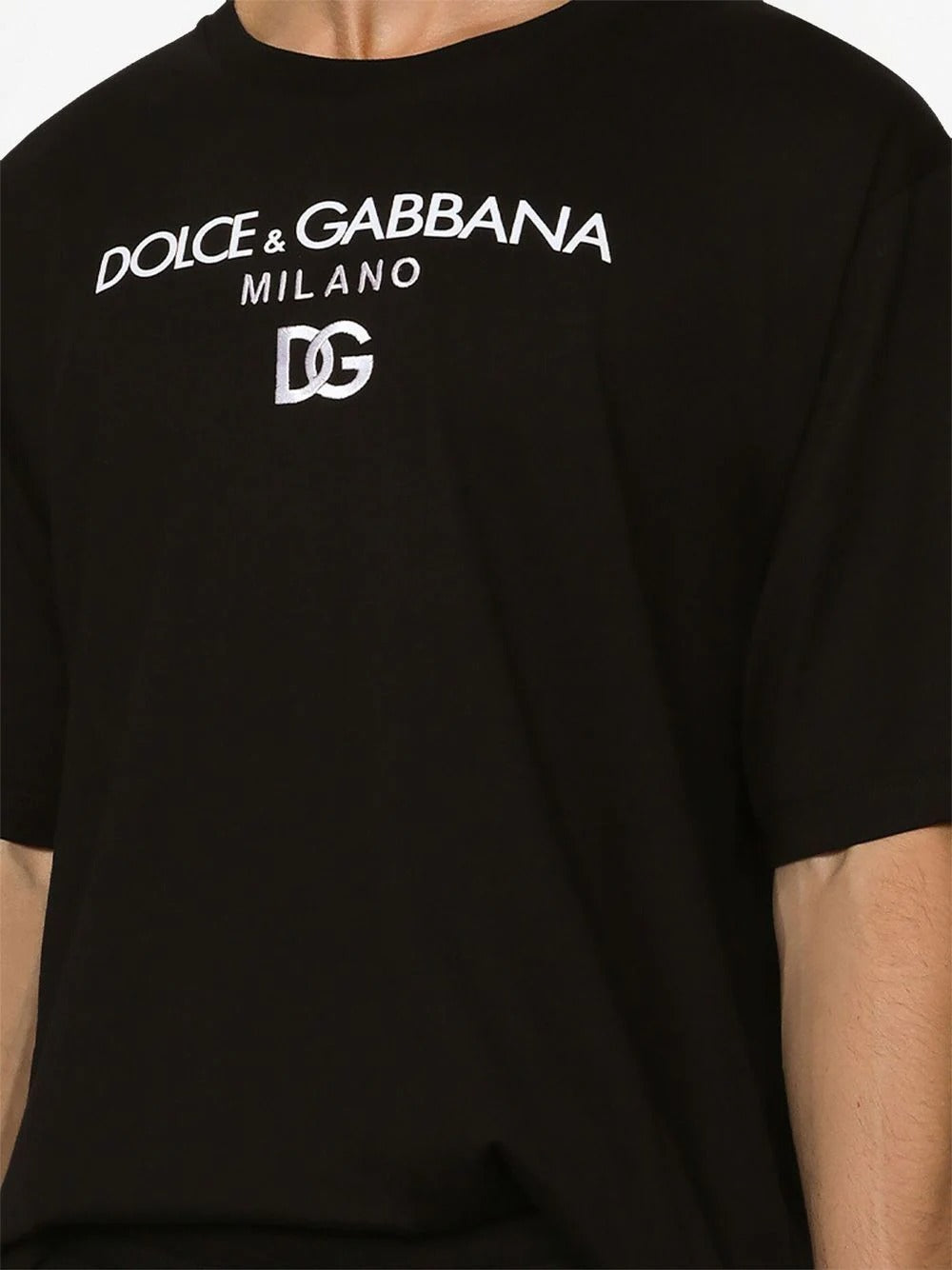 DOLCE & GABBANA-OUTLET-SALE-T-Shirts & Polos SCHWARZ-ARCHIVIST