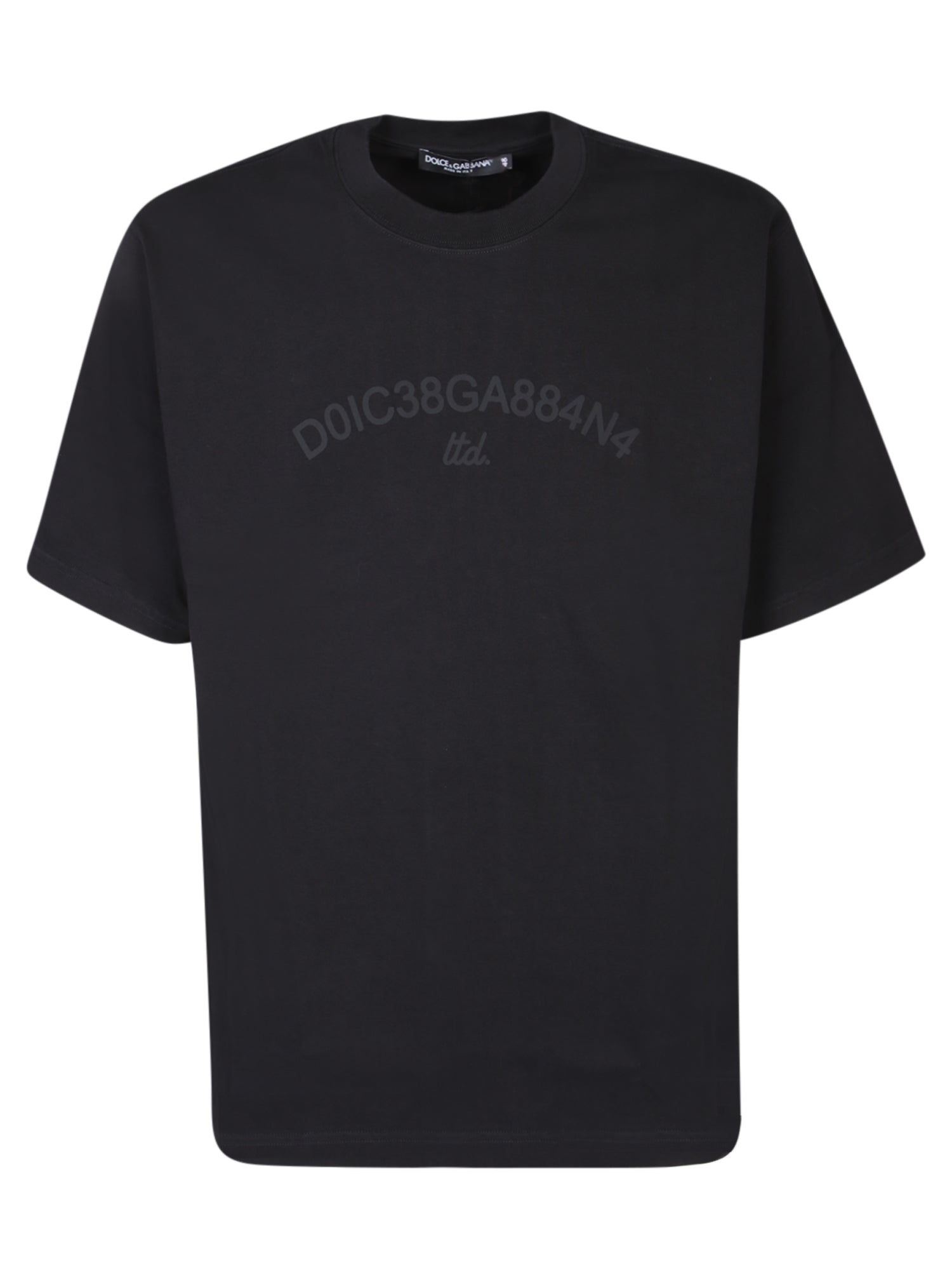 DOLCE & GABBANA-OUTLET-SALE-T-Shirts & Polos SCHWARZ-ARCHIVIST