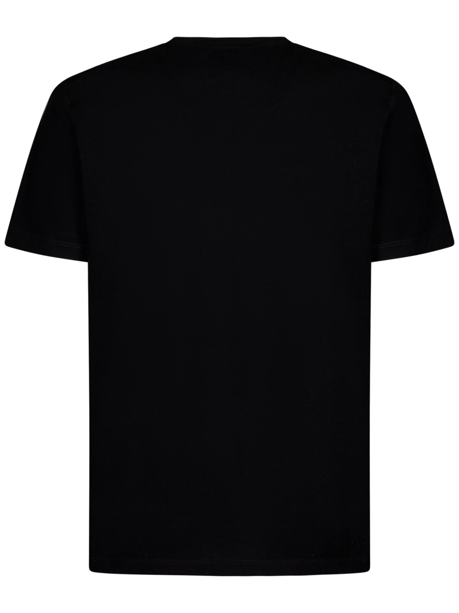 DSQUARED2-OUTLET-SALE-T-Shirts & Polos SCHWARZ-ARCHIVIST