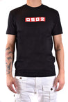 DSQUARED2-OUTLET-SALE-T-Shirts & Polos SCHWARZ-ARCHIVIST