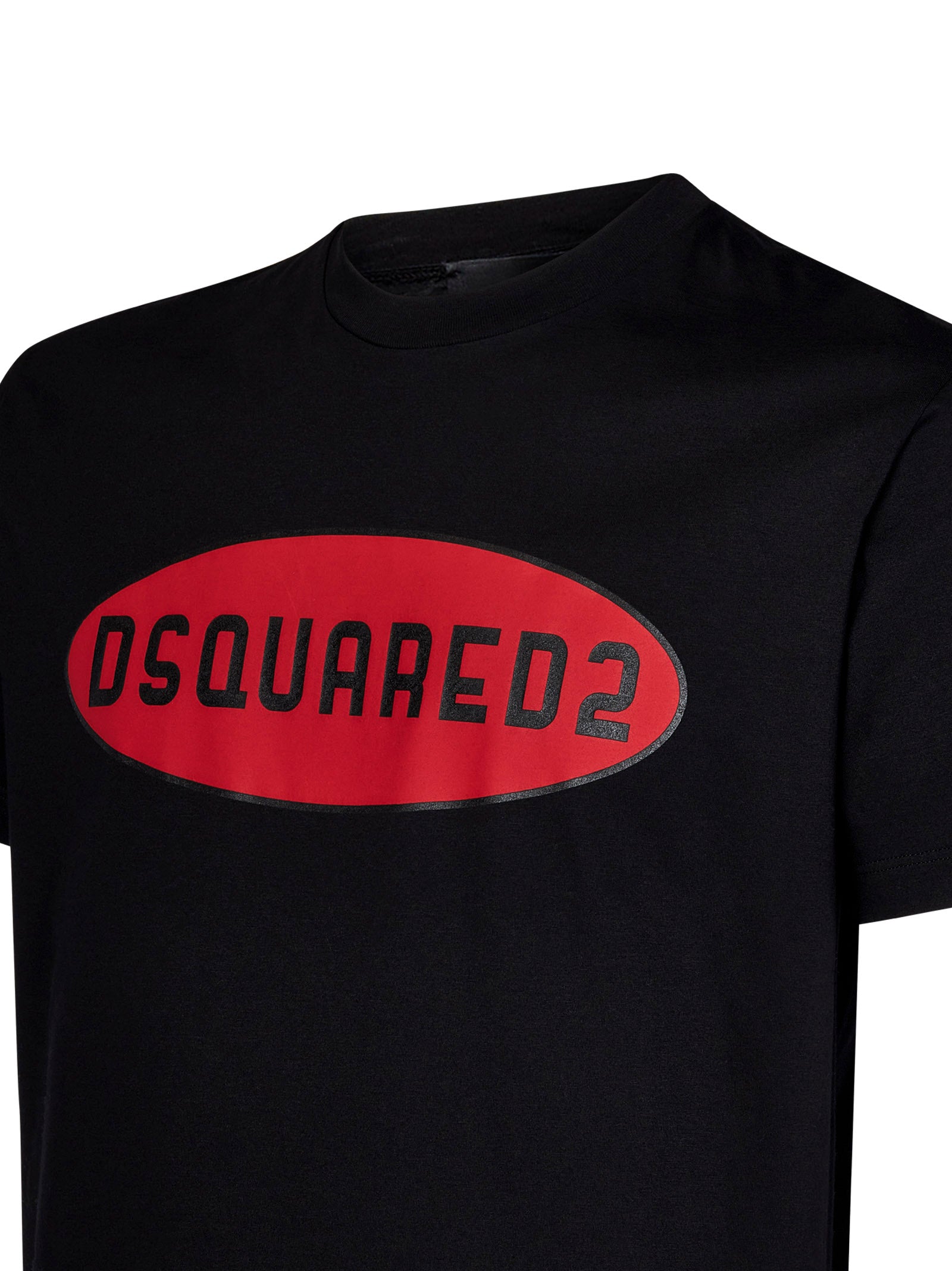 DSQUARED2-OUTLET-SALE-T-Shirts & Polos SCHWARZ-ARCHIVIST