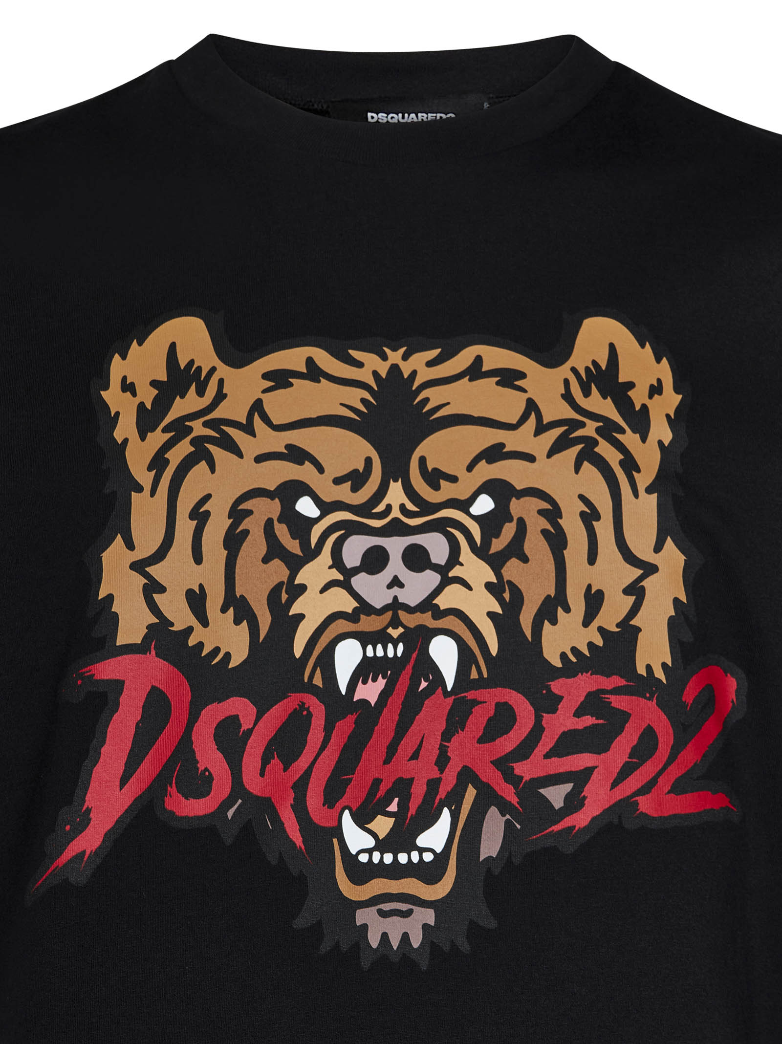 DSQUARED2-OUTLET-SALE-T-Shirts & Polos SCHWARZ-ARCHIVIST