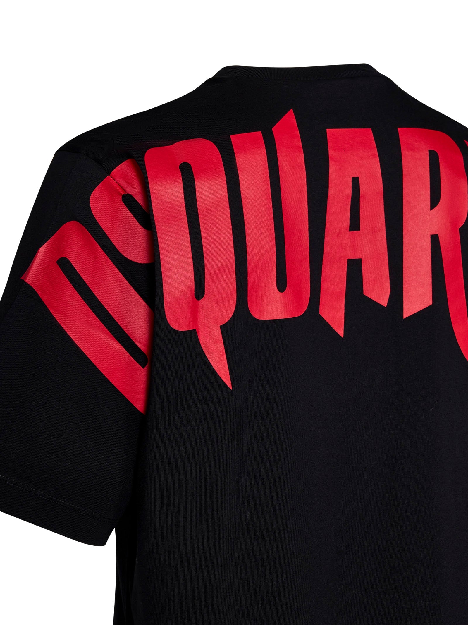 DSQUARED2-OUTLET-SALE-T-Shirts & Polos SCHWARZ-ARCHIVIST