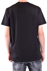 DSQUARED2-OUTLET-SALE-T-Shirts & Polos SCHWARZ-ARCHIVIST