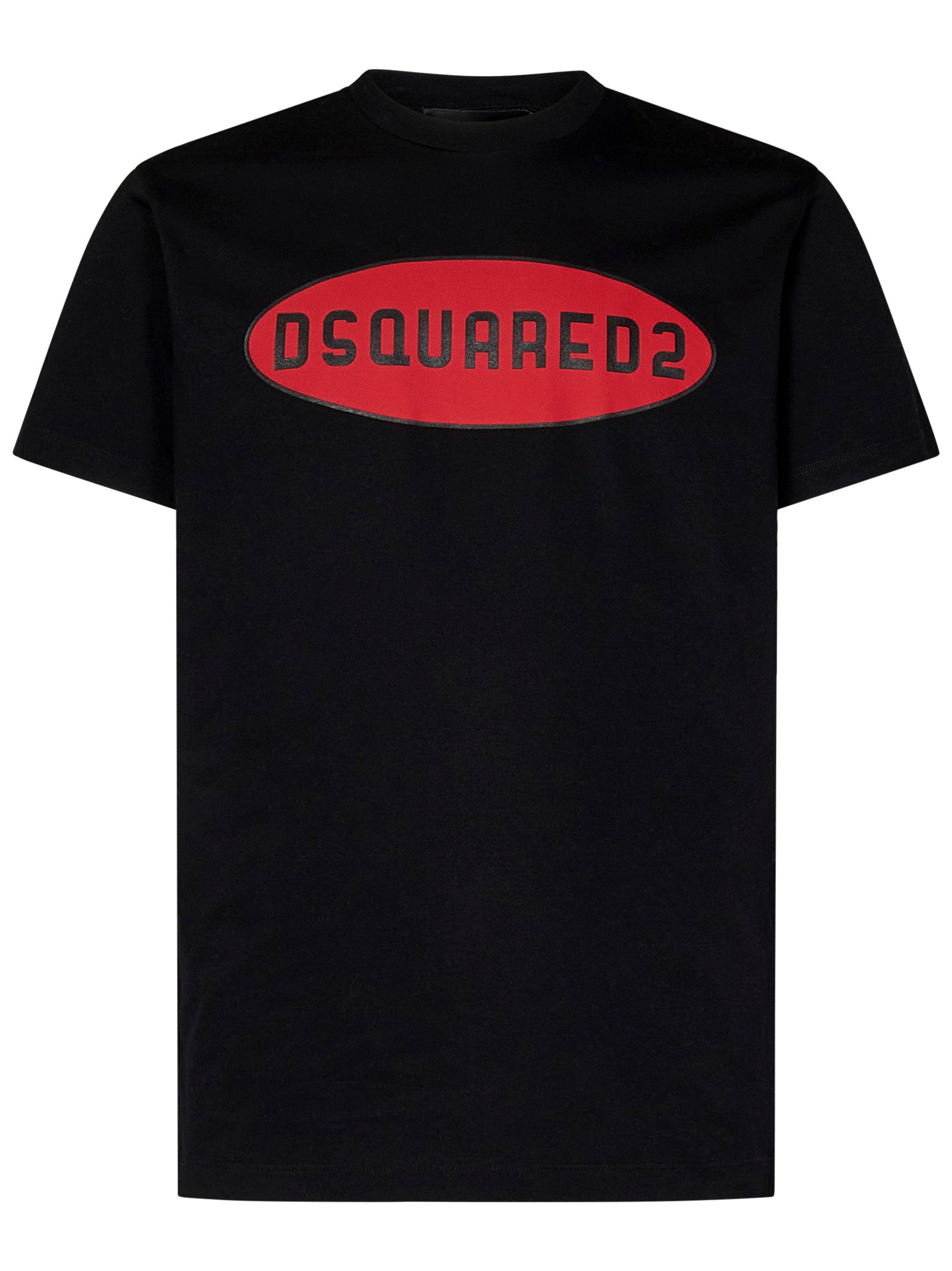 DSQUARED2-OUTLET-SALE-T-Shirts & Polos SCHWARZ-ARCHIVIST