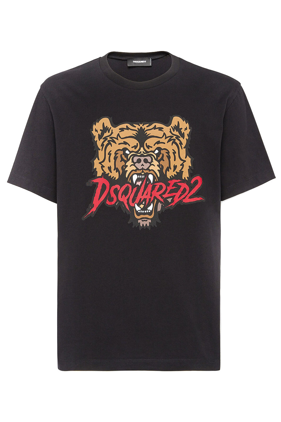 DSQUARED2-OUTLET-SALE-T-Shirts & Polos SCHWARZ-ARCHIVIST