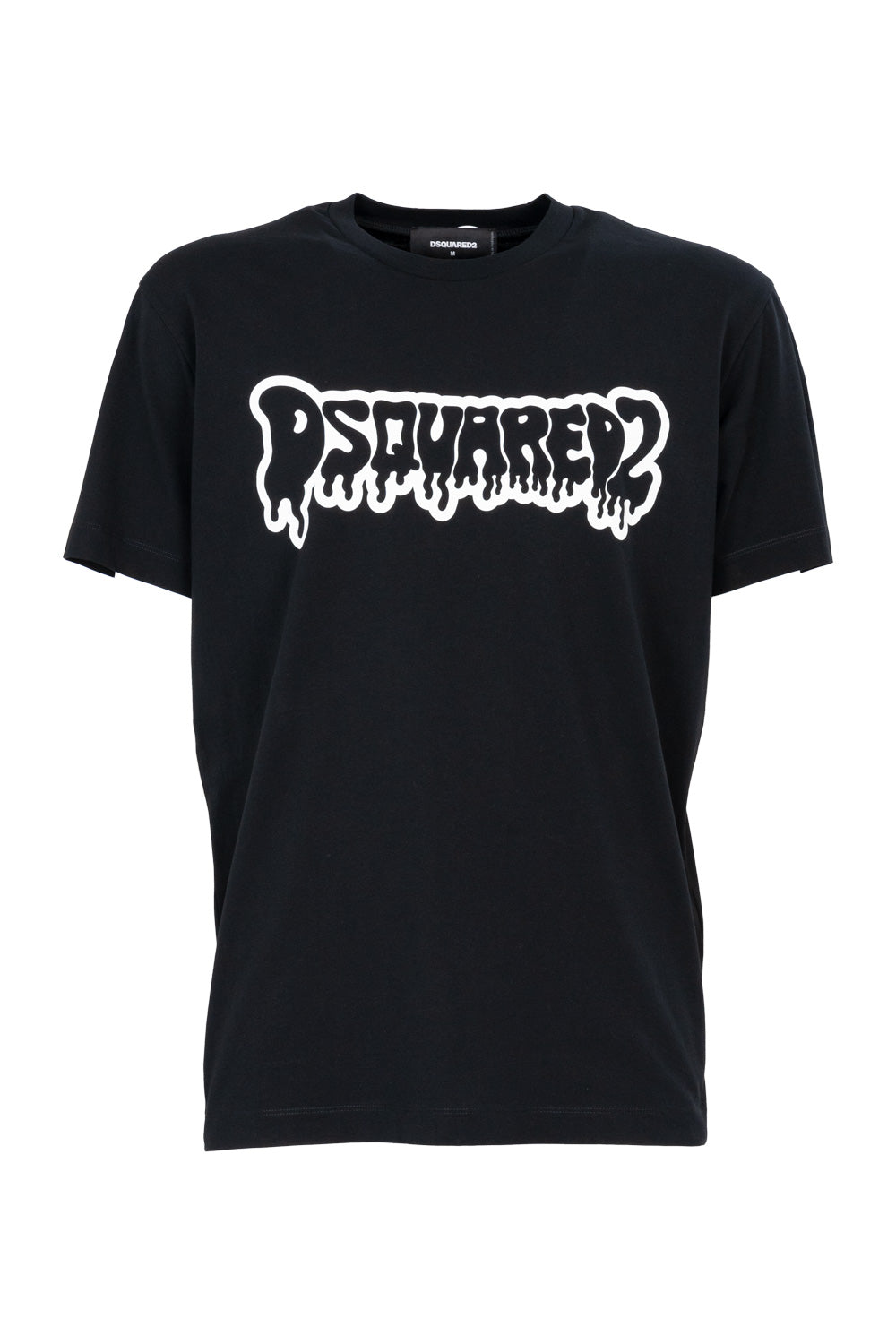 DSQUARED2-OUTLET-SALE-T-Shirts & Polos SCHWARZ-ARCHIVIST