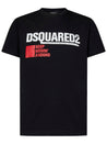 DSQUARED2-OUTLET-SALE-T-Shirts & Polos SCHWARZ-ARCHIVIST