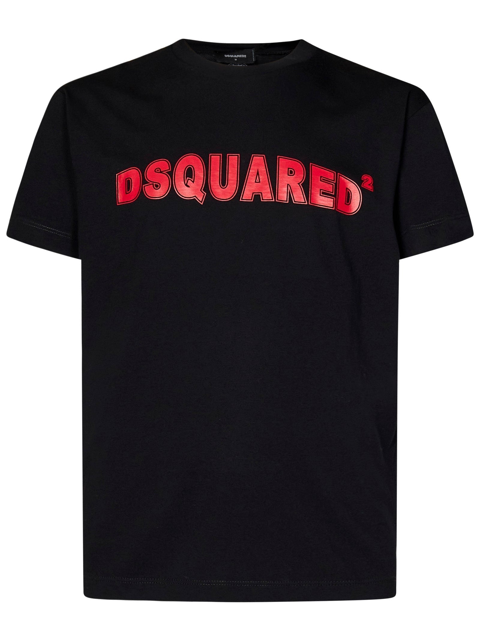 DSQUARED2-OUTLET-SALE-T-Shirts & Polos SCHWARZ-ARCHIVIST