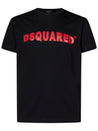 DSQUARED2-OUTLET-SALE-T-Shirts & Polos SCHWARZ-ARCHIVIST