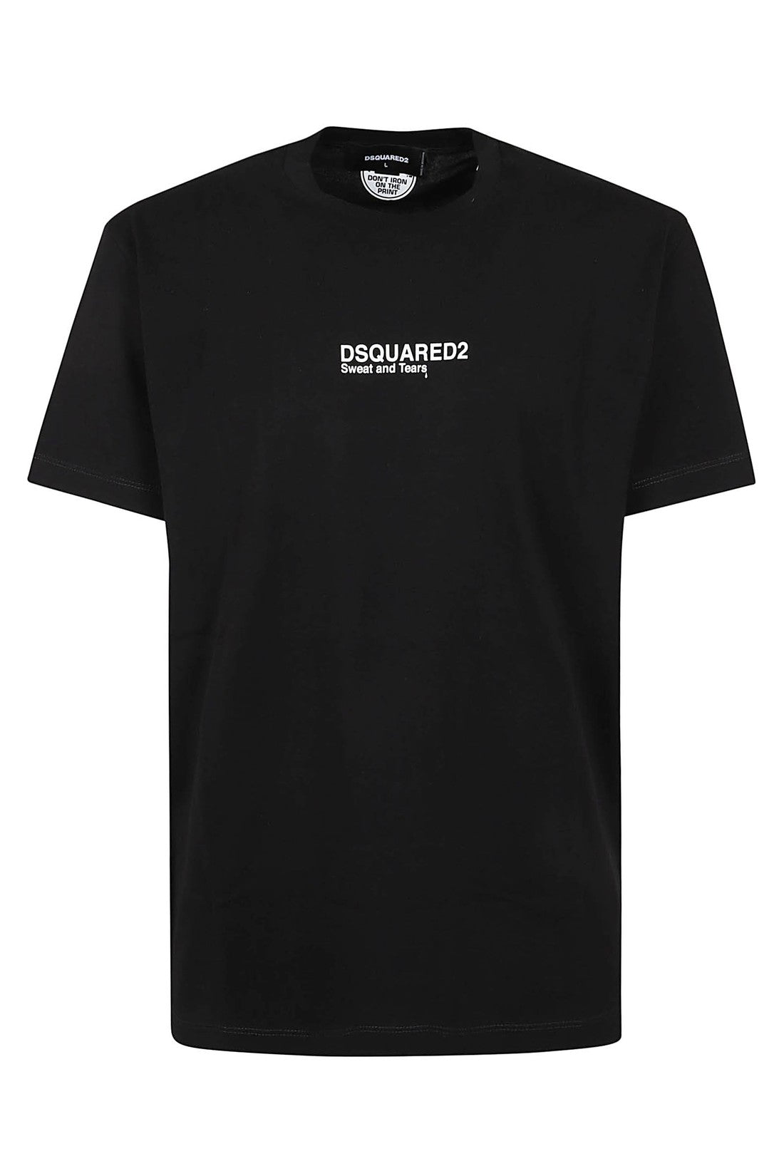 DSQUARED2-OUTLET-SALE-T-Shirts & Polos SCHWARZ-ARCHIVIST