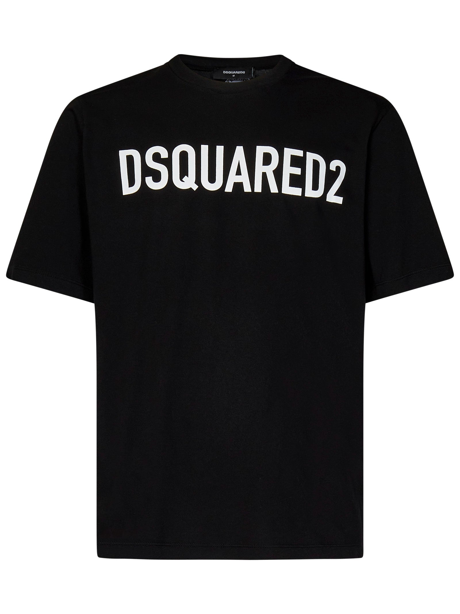 DSQUARED2-OUTLET-SALE-T-Shirts & Polos SCHWARZ-ARCHIVIST