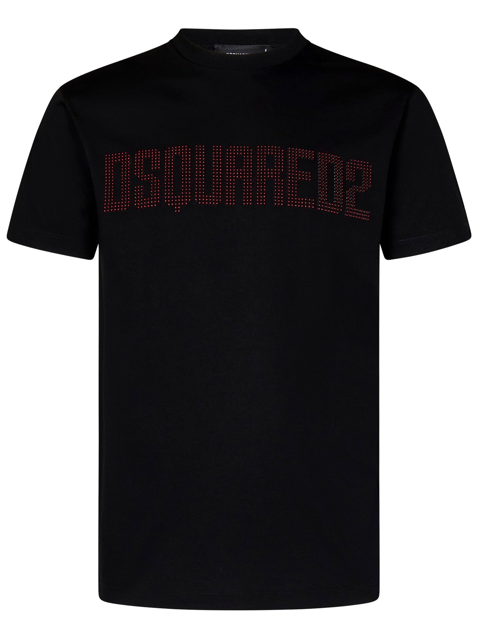 DSQUARED2-OUTLET-SALE-T-Shirts & Polos SCHWARZ-ARCHIVIST